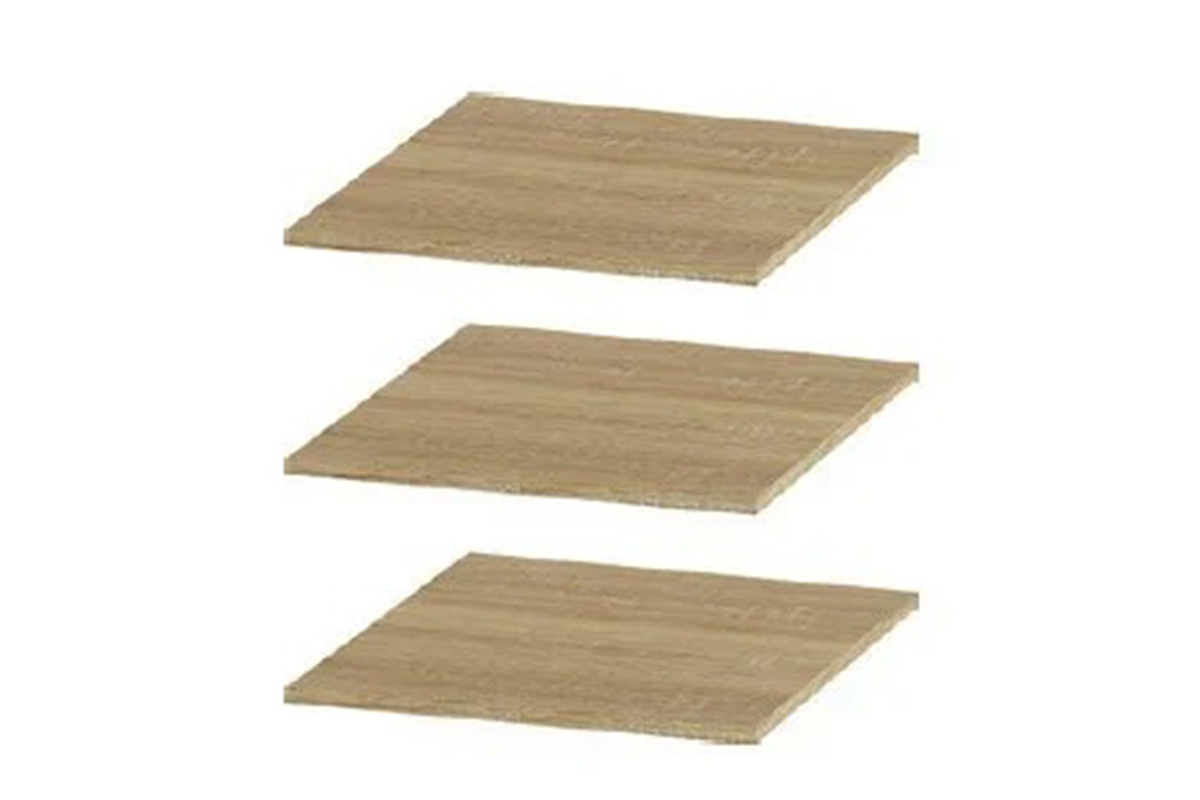 Комплект полок ПЛ-02, дуб сонома