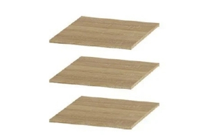 Комплект полок ПЛ-02, дуб сонома