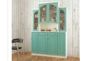 Буфет Прованс-014 Клен Бирюза