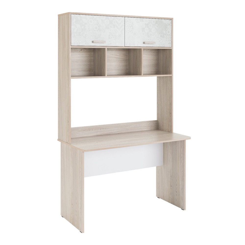 Паскаль Стол прямой со стеллажом