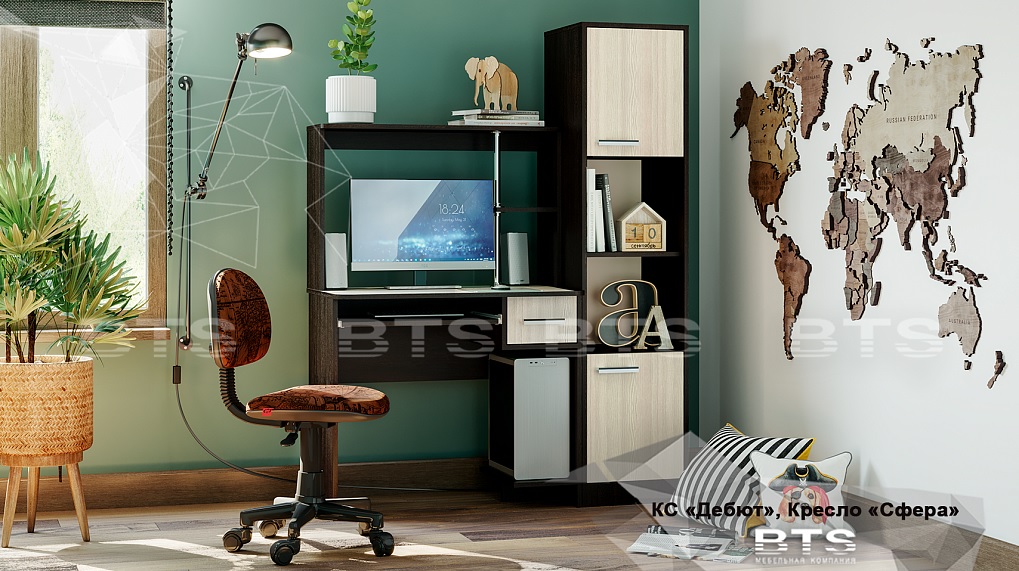 Кресло компьютерное Сфера (Карта)