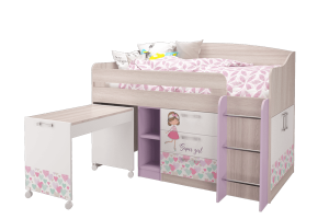 Адель Кровать-чердак малый 80х170 см.