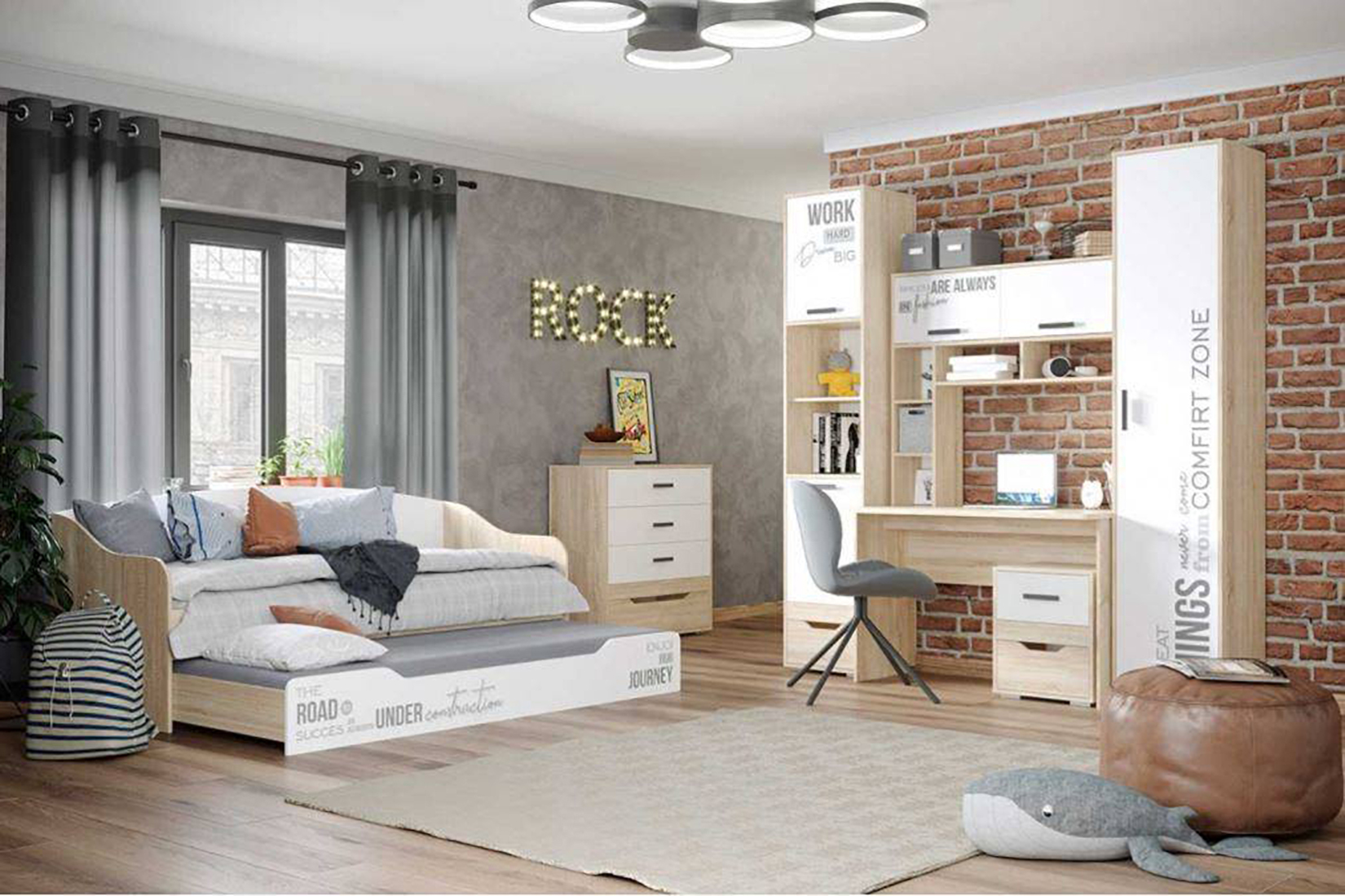 Кровать-софа выдвижная Джуниор 80х200