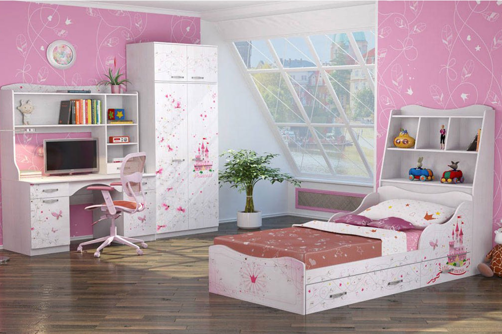 Принцесса детская спальня (Ижмебель)
