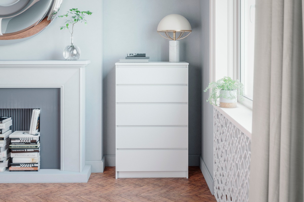 Мори МК 700.5 Комод Белый