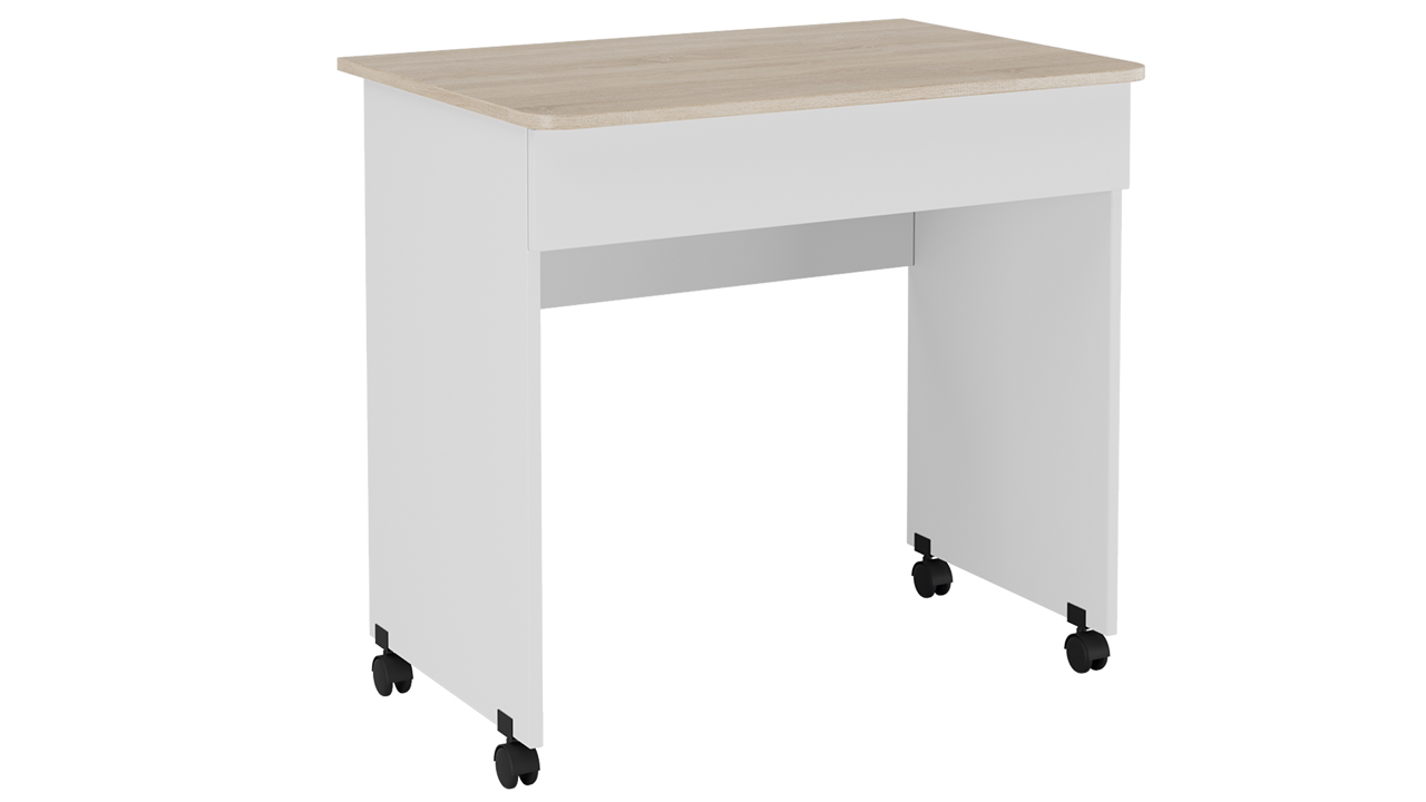 Diamond тип 2 Стол компьютерный Дуб сонома/Белый