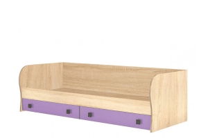 Кровать с ящиками Колибри 80х186, виола