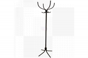 Вешалка напольная 5-ти секционная 1,7м ф25 Черный глянец