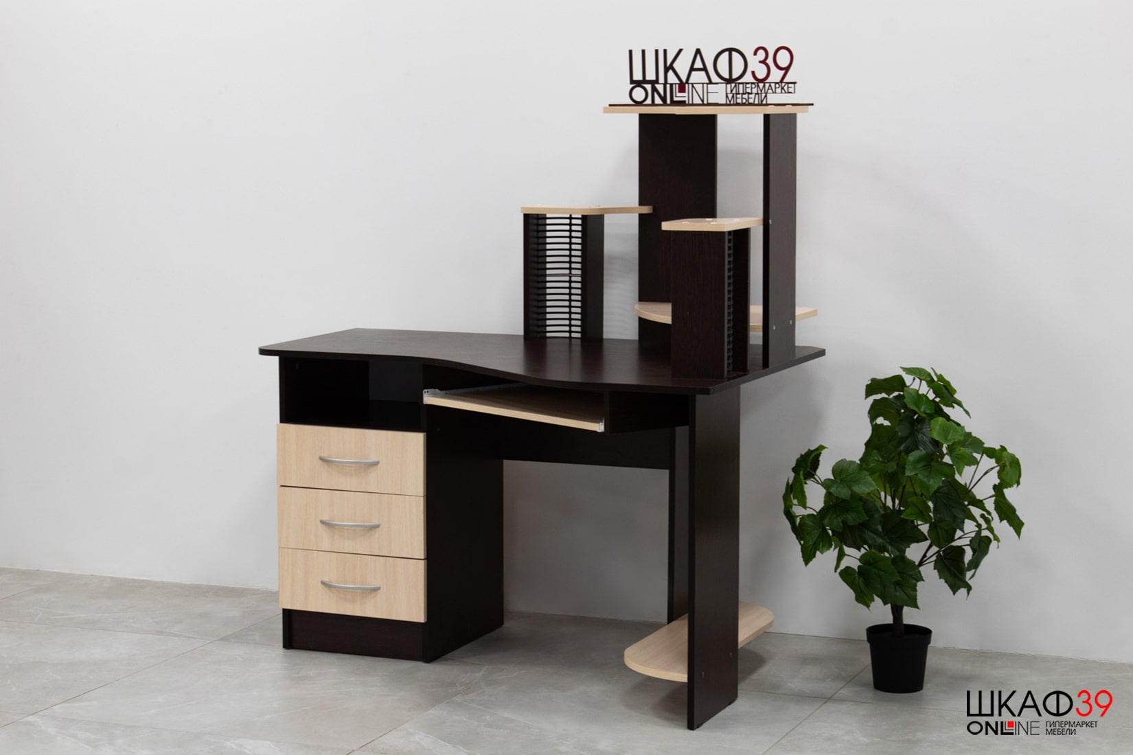 Стол компьютерный Грета-7, венге