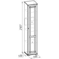 Шкаф для посуды Sherlock 131 правый, дуб сонома