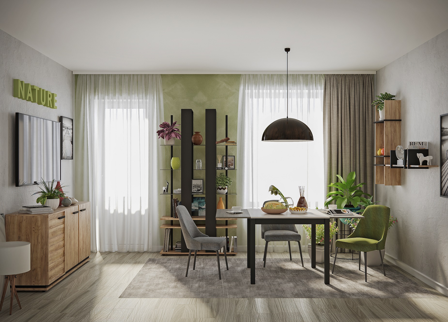 Гостиная NATURE Комплект 2