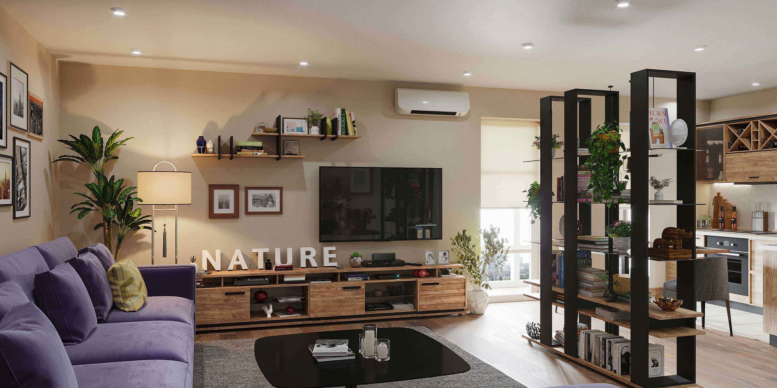 Гостиная NATURE Комплект 4