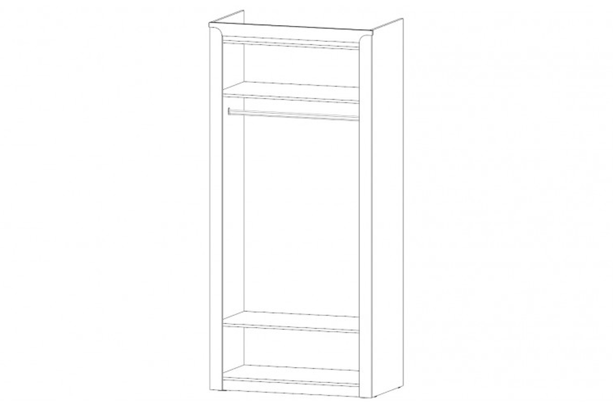 Регина Шкаф 2-х ств. Дуб сандал