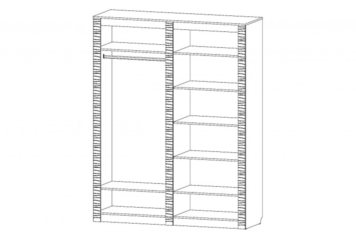 Ривьера Шкаф 4-х ств. 