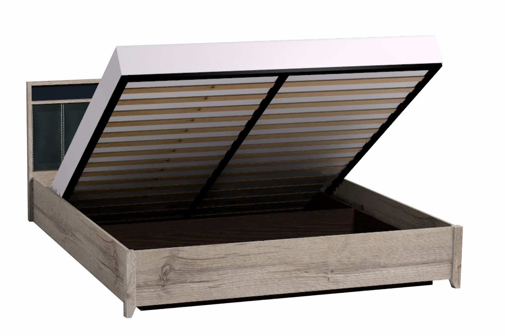 Nature спальня модульная Гаскон пайн/Черный