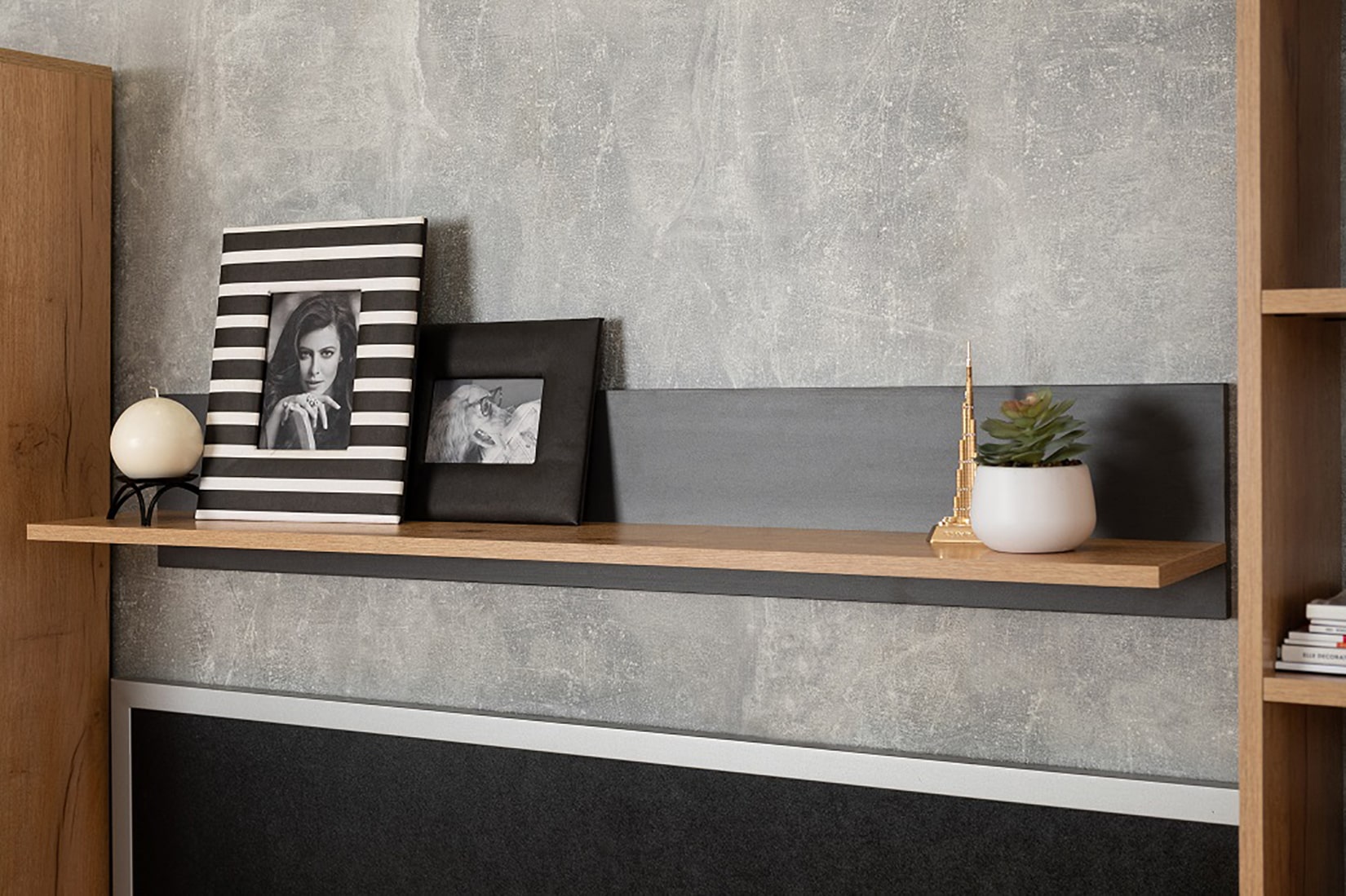 Crown гостиная модульная Дуб золотистый/Графит