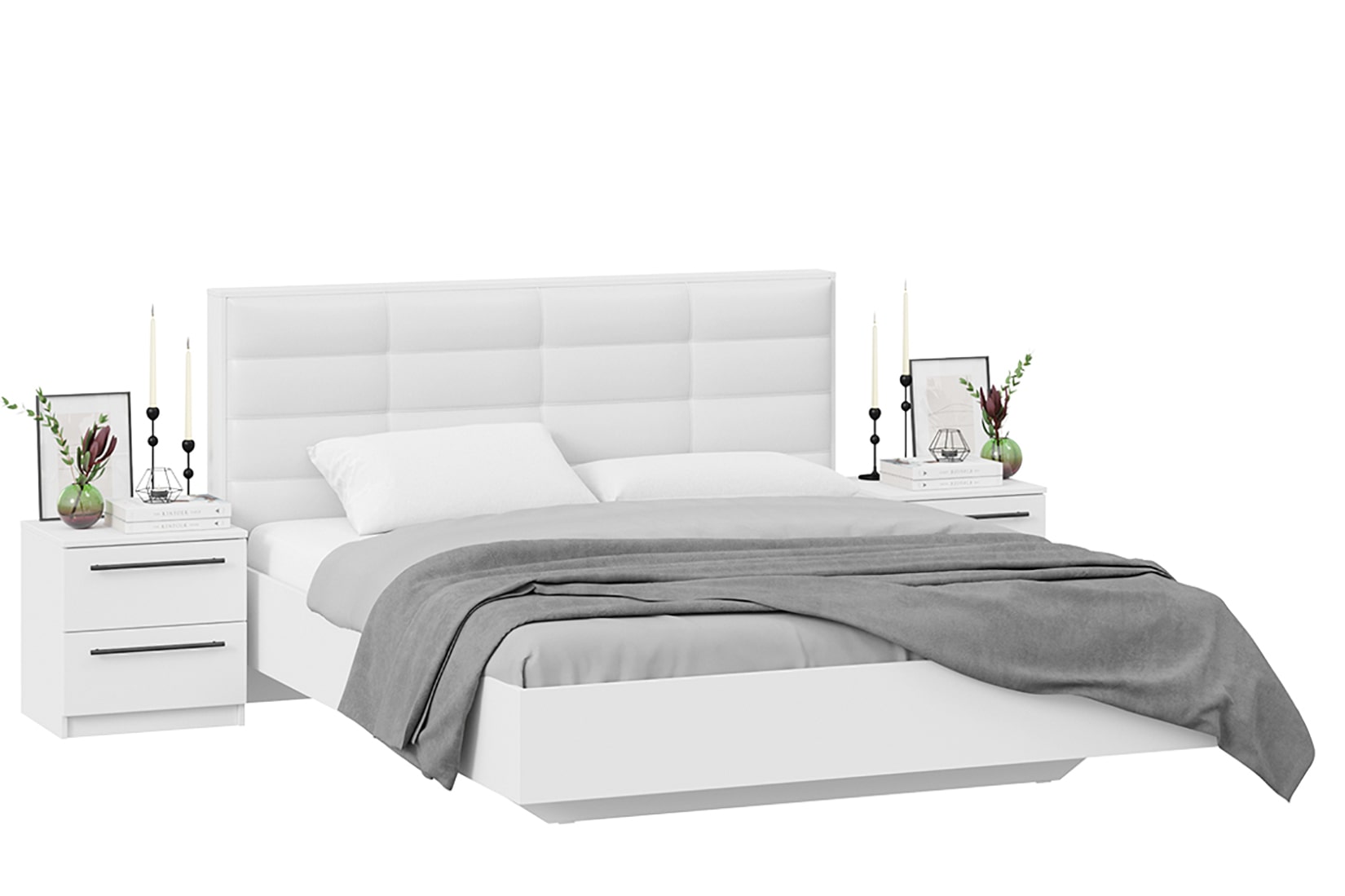 Агата спальня модульная Белый