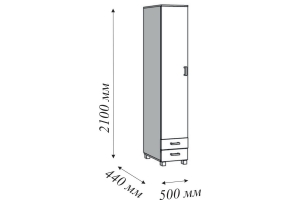 Феликс Шкаф Ясень шимо светлый