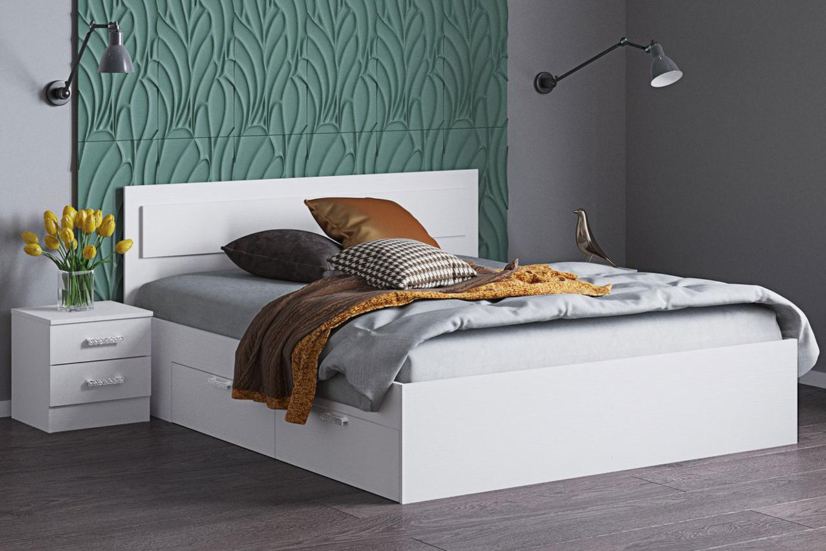 Жаклин Корпус с ящиками без основания 120 Белый