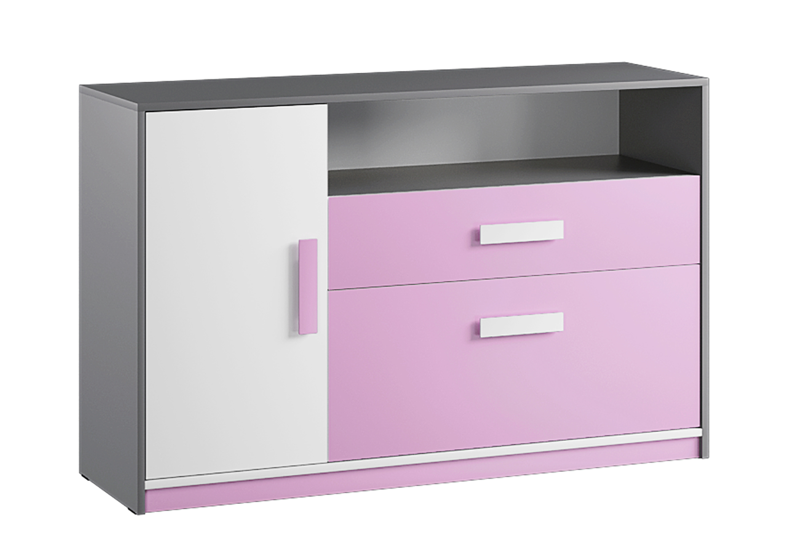 Кэнди спальня детская модульная Графит/Лаванда