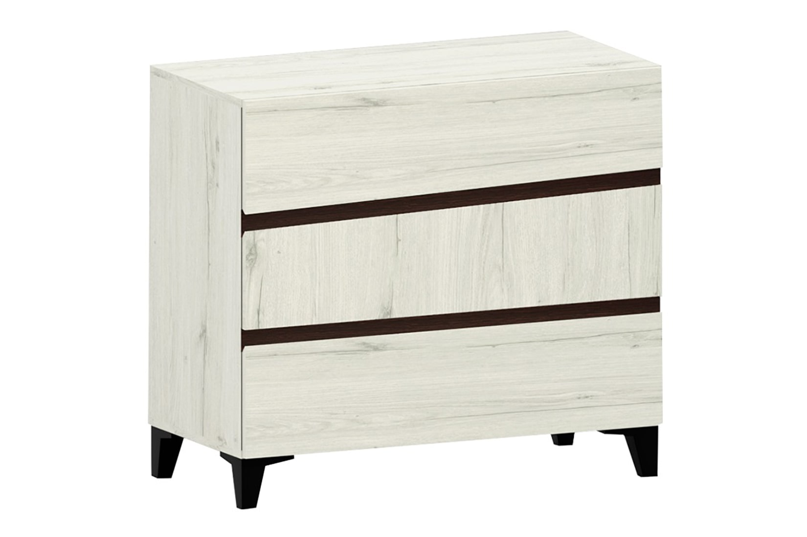 Крафт спальня модульная Дуб крафт белый/Венге