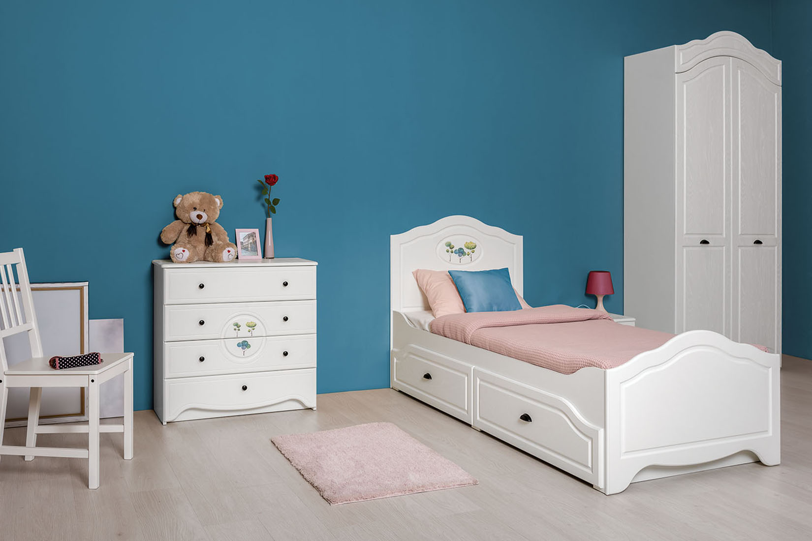 Роуз детская модульная Ясень ваниль