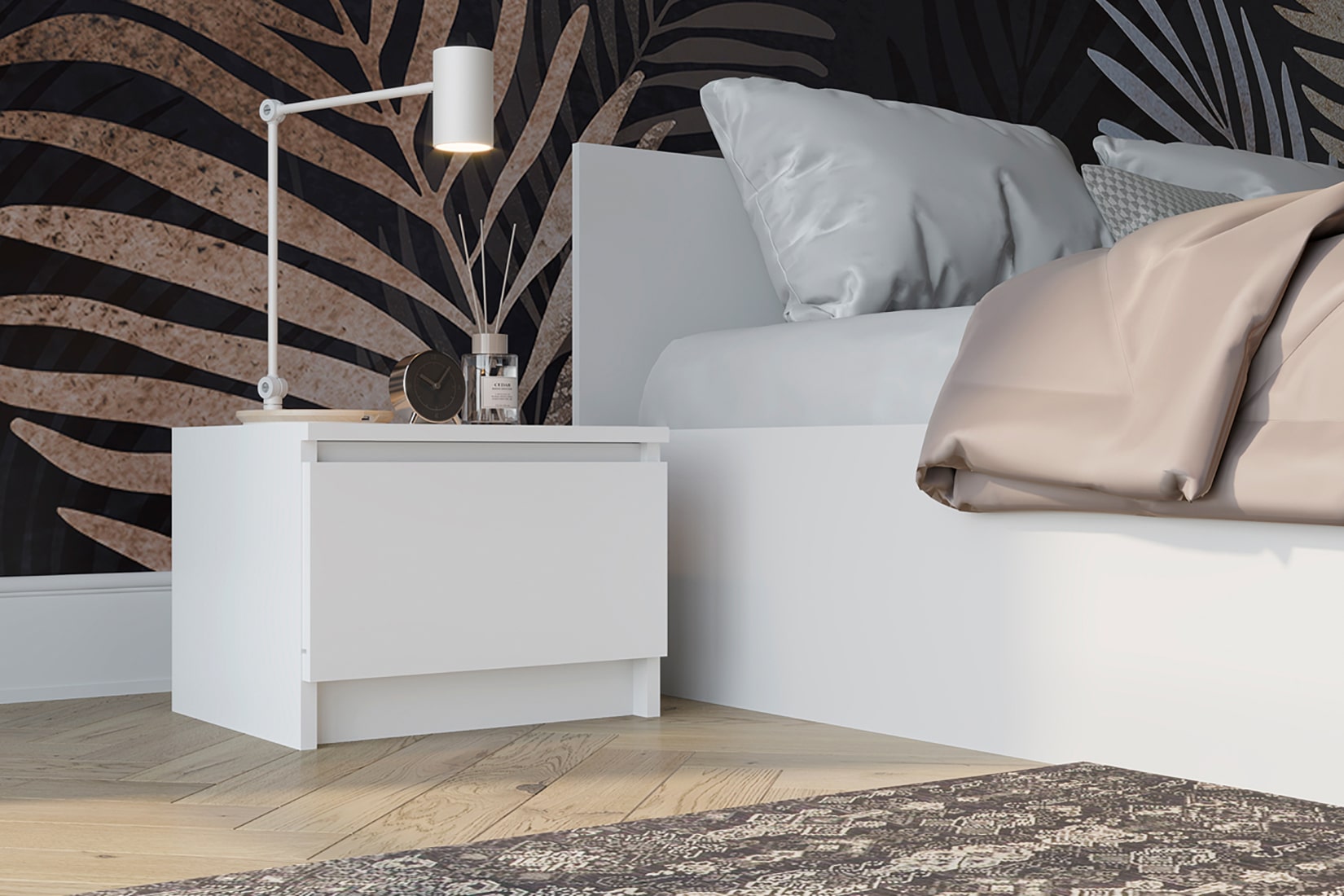 Челси-Мори спальня модульная Белый