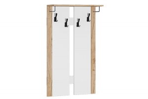 Вешалка Галант, дуб крафт/белый