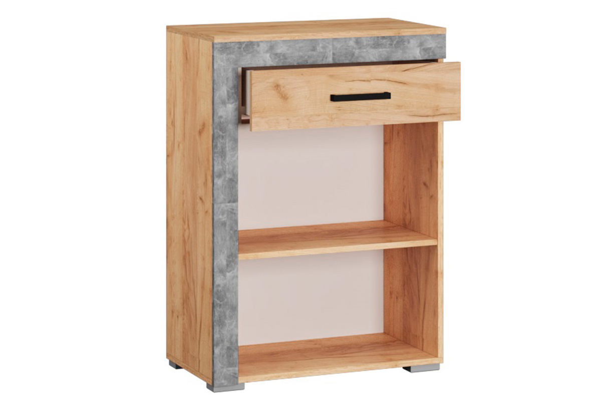 Обувница закрытая Галант, дуб крафт/ателье