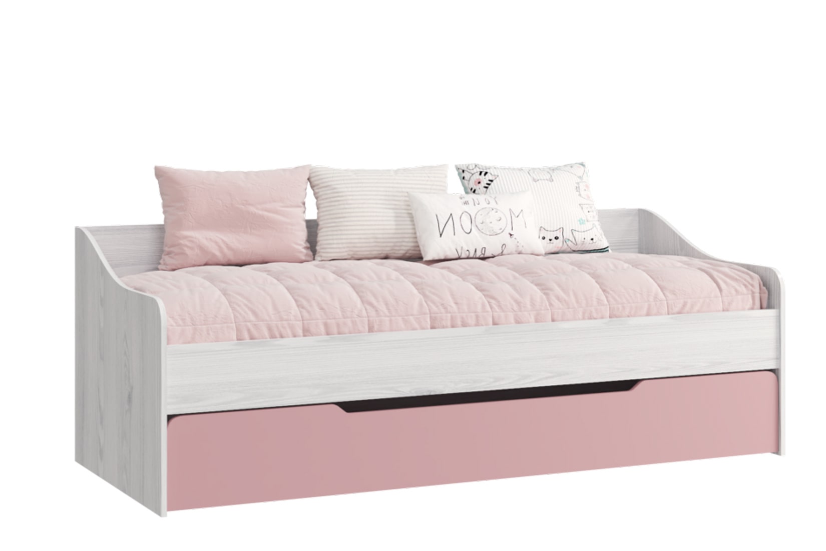 Лило спальня детская Ясень анкор белый/Белый/Пепельная роза