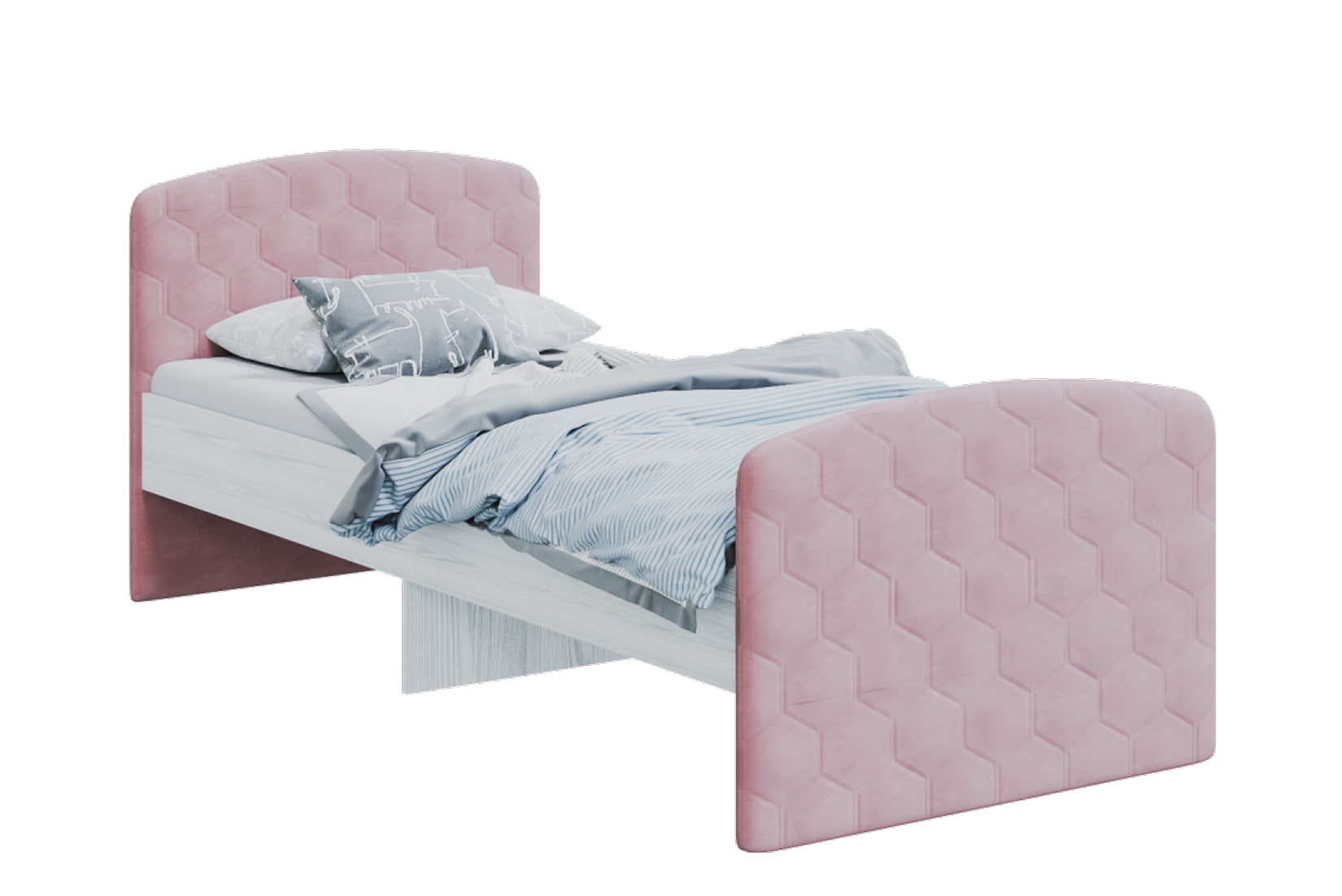 Лило спальня детская Ясень анкор белый/Белый/Пепельная роза