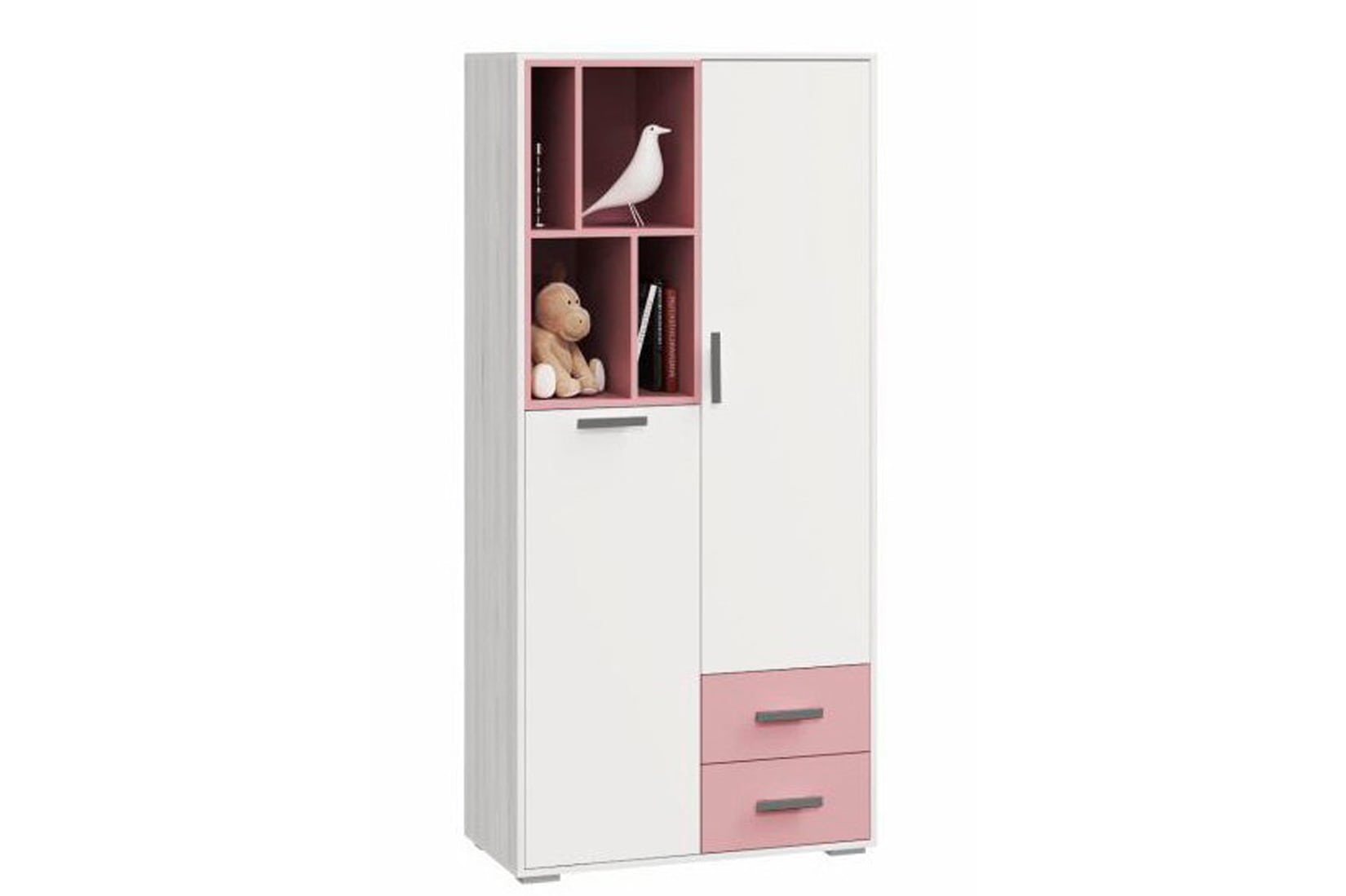 Лило спальня детская Ясень анкор белый/Белый/Пепельная роза