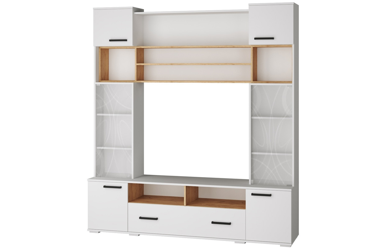 Центральная секция Оскар-18 ОГЦН-1, белый/дуб крафт