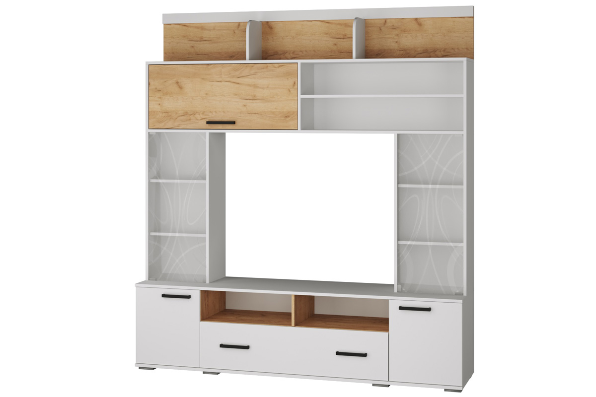 Центральная секция Оскар-18 ОГЦН-2, белый/дуб крафт
