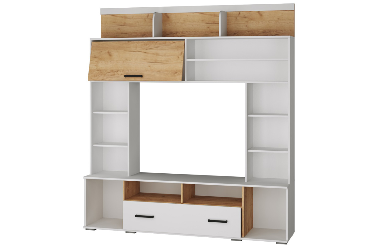 Центральная секция Оскар-18 ОГЦН-2, белый/дуб крафт
