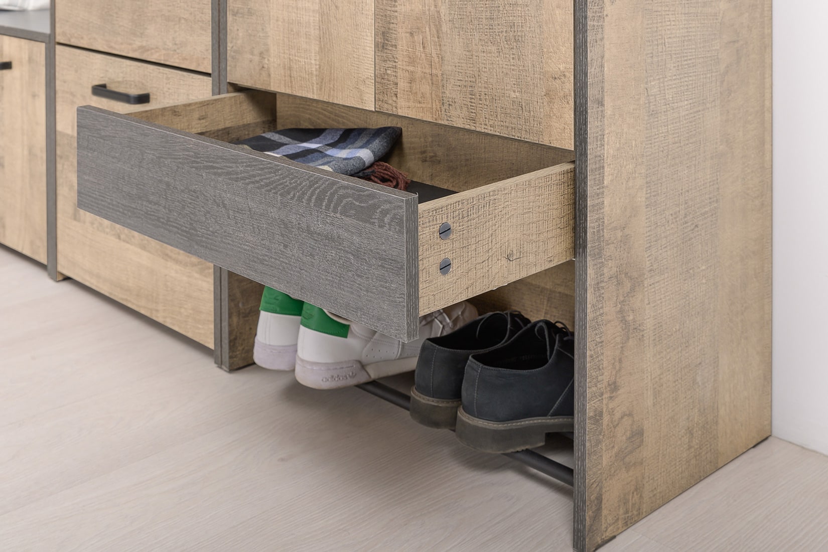 Трувор прихожая модульная Дуб Гранж Песочный/Интра