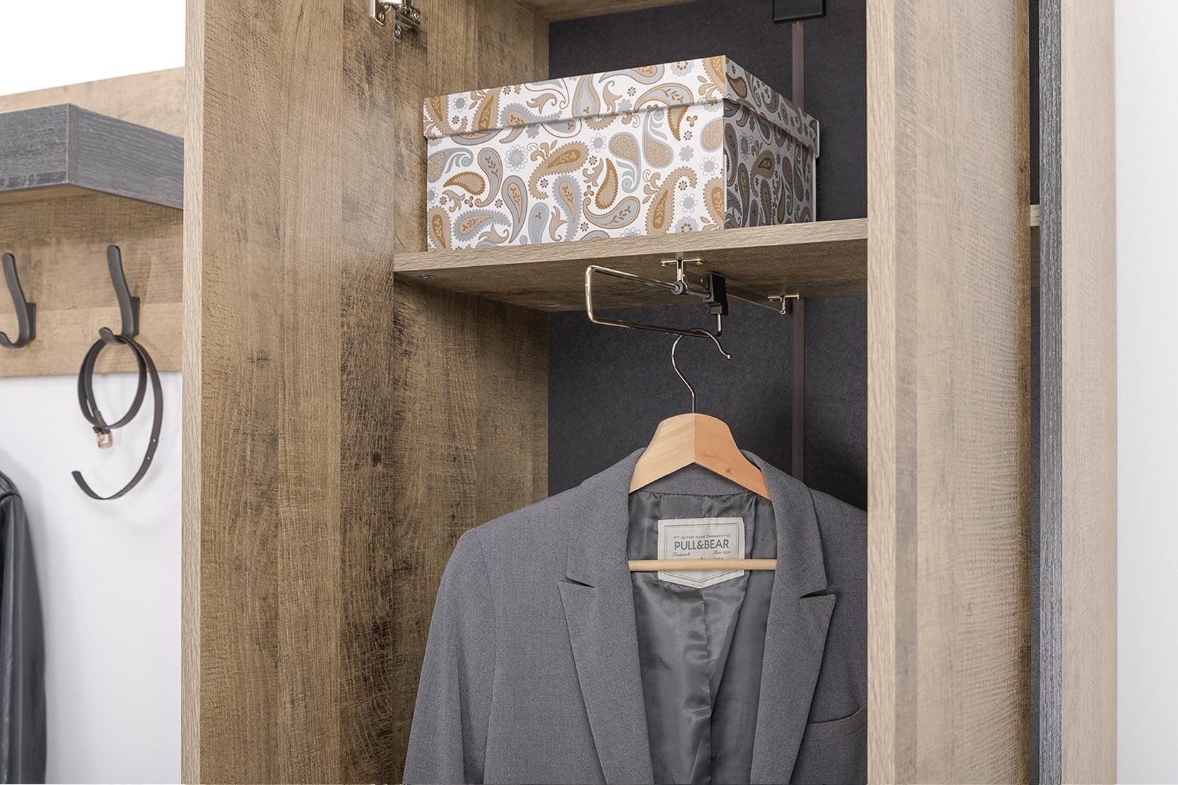 Трувор прихожая модульная Дуб Гранж Песочный/Интра