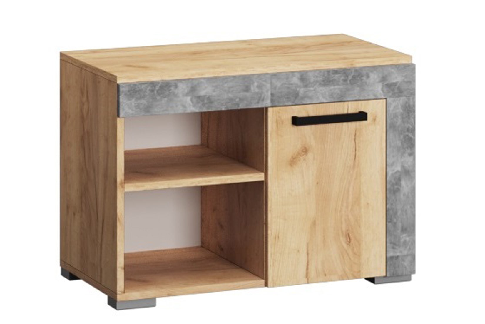 Галант прихожая модульная Дуб крафт золотой/Ателье светлое