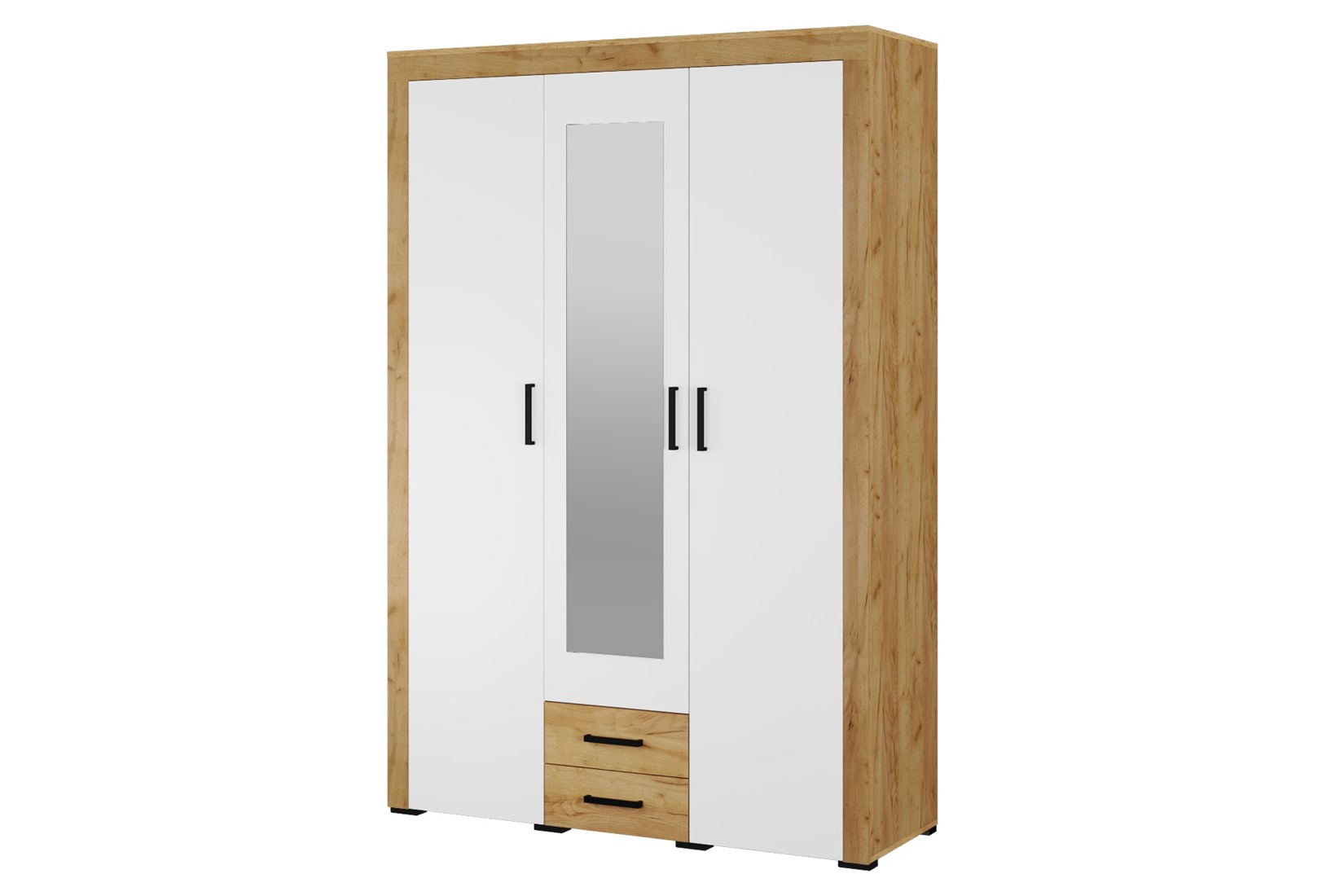 Адель спальня модульная Дуб крафт золотой/Белый однотонный