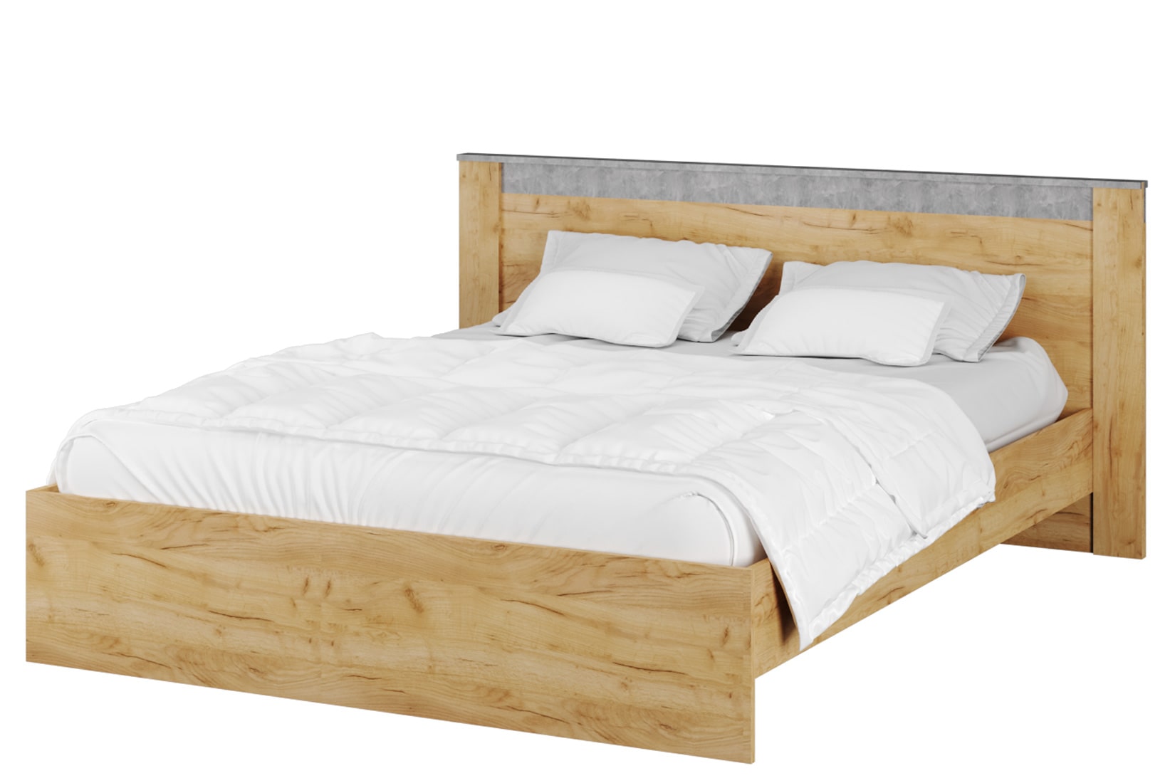 Адель спальня модульная Дуб крафт золотой/Ателье светлое