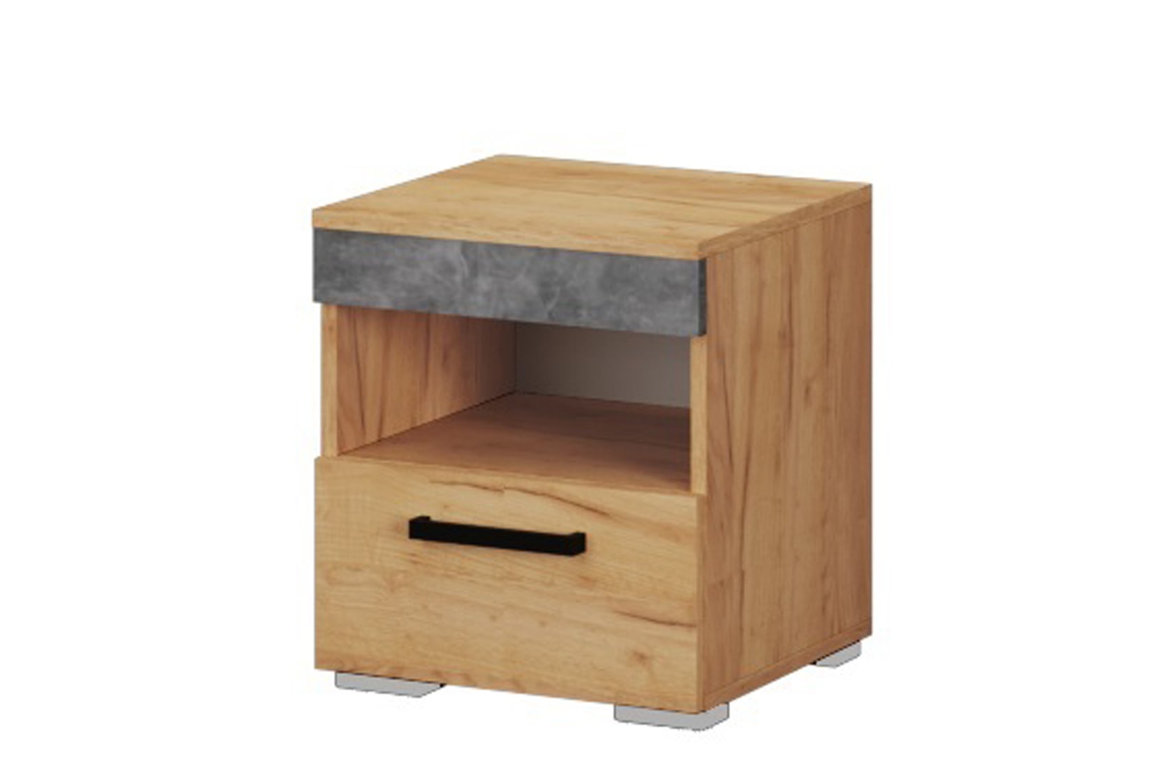 Адель спальня модульная Дуб крафт золотой/Ателье светлое