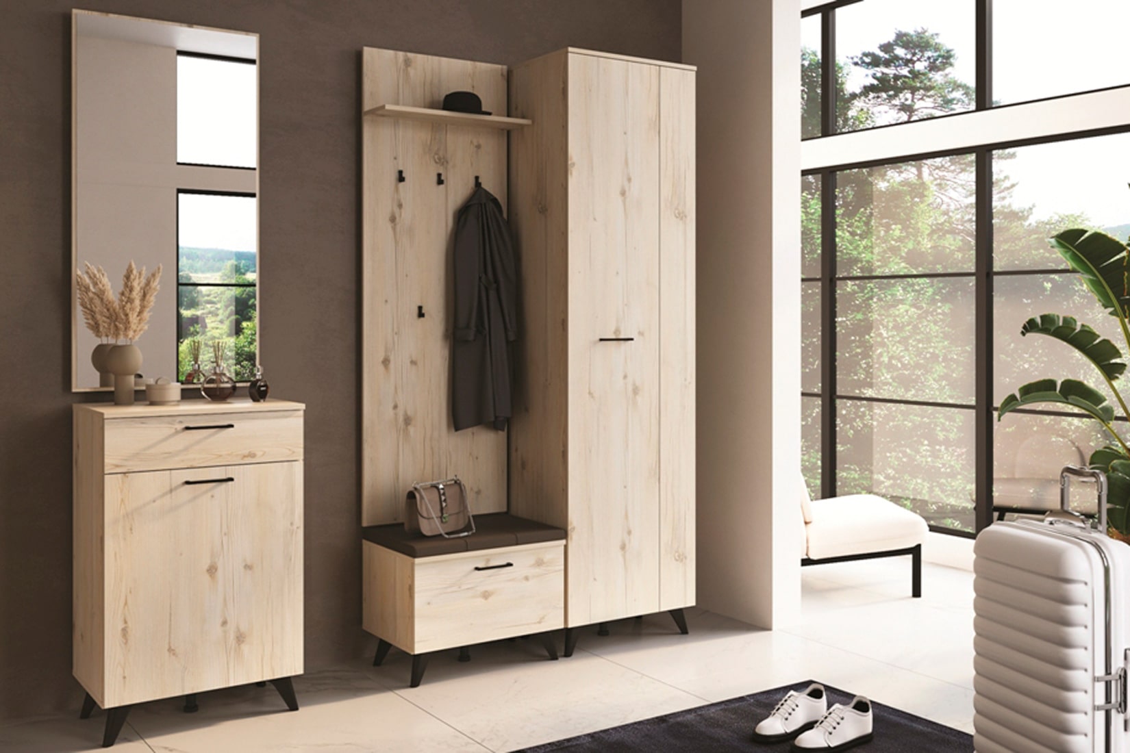 Sofia прихожая модульная Гаскон пайн светлый