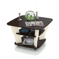 Стол журнальный 6-0210 венге/дуб млечный