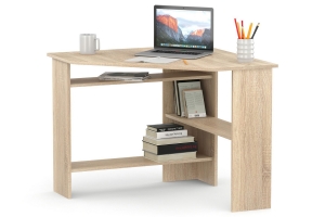 КСТ-02 Стол компьютерный угловой дуб сонома