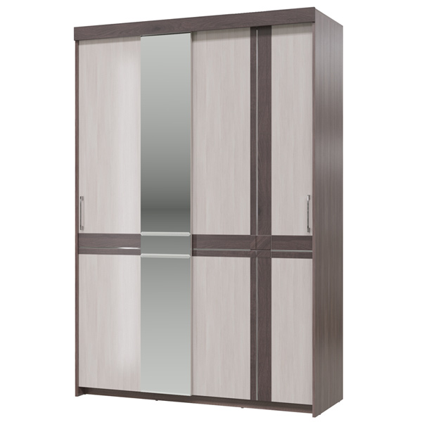 Презент Шкаф-купе 2-х дверный с зеркалом