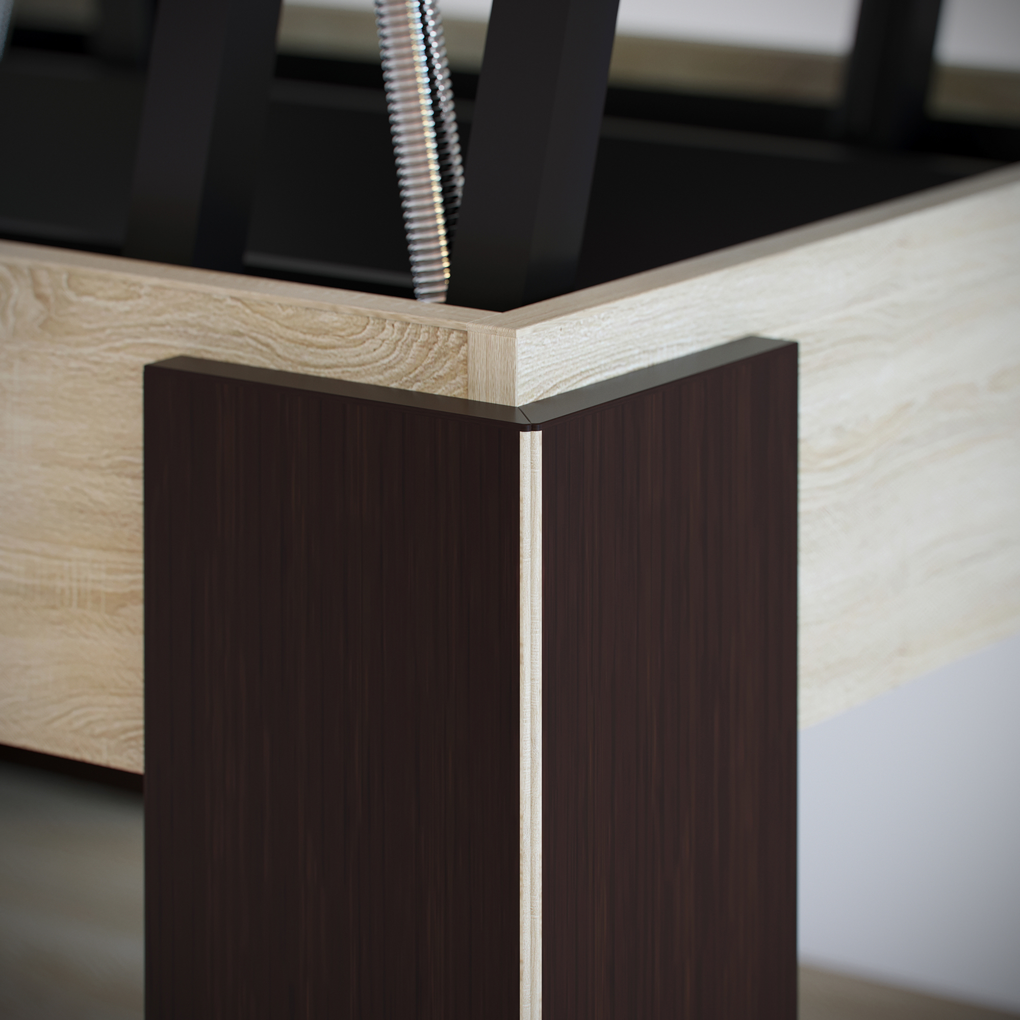 ССЖ-2 Стол журнальный раскладной венге/дуб сонома