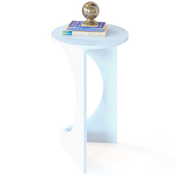 Стол журнальный ССЖ-7, белый