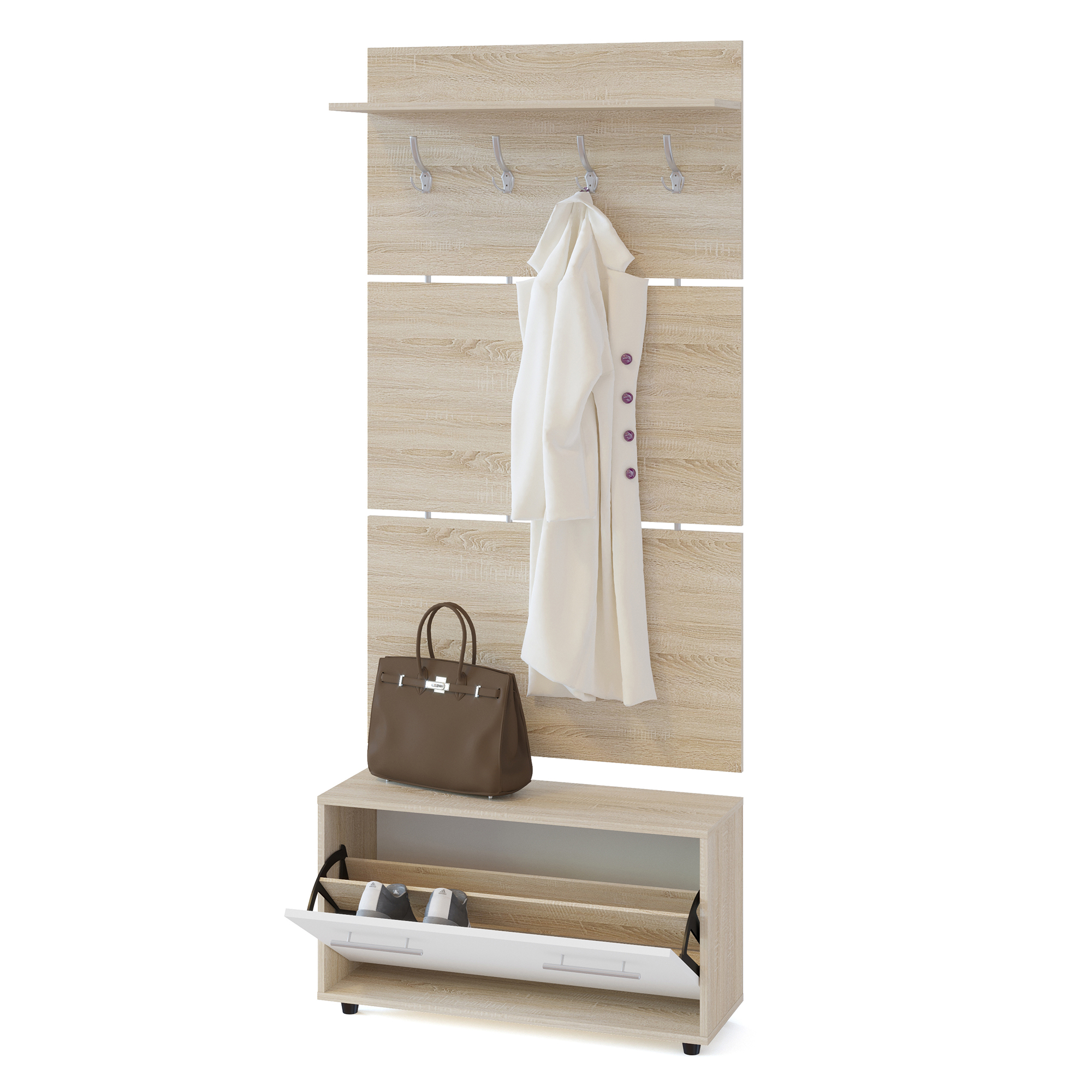 Сокол Комплект (ВШ-3.1+ТП-3) Сонома/Белый