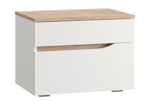 Муссон Тумба 16.03 Дуб эндгрейн/Белый