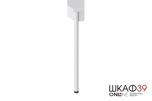 Комплект металлических опор для стола d40 (Белый муар)